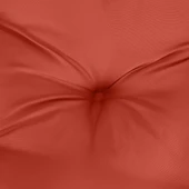 Възглавница за пейка 100x50x7 см червена меланж — полиестер - Thumbnail 6