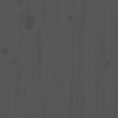 Градинска пейка 110×38×45 см сива — борово дърво масив - Thumbnail 7