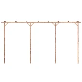 Пергола, бамбук, 385x40x205 см-VL341747 - Thumbnail 4