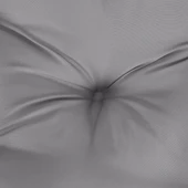 Възглавница за пейка 120x50x7 см сива — оксфорд плат - Thumbnail 5
