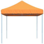 Pop-up парти шатра 4,1 x 2,8 м оранжева — оксфорд с PVC — стоманена рамка - Thumbnail 5