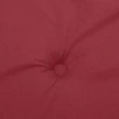 Възглавница за пейка 150x50x4 см виненочервена — оксфорд плат — дунапрен - Thumbnail 5
