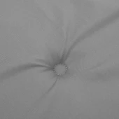 Възглавница за градинска пейка 100x50x4 см сива — оксфорд плат - Thumbnail 5