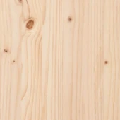 Градинска пейка 110×38×45 см кафява — борово дърво масив - Thumbnail 7