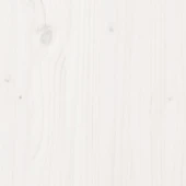 Градински диван пейка бял — разтегателен — борово дърво масив - Thumbnail 10
