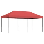 Pop-up парти шатра 5,8 x 2,9 м бордо — оксфорд с PVC — стоманена рамка - Thumbnail 2