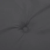 Възглавница за пейка 150x50x7 см антрацит меланж — полиестер - Thumbnail 6