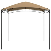 Градинска шатра 3 x 3 м таупе — полиестер с PA — стоманена рамка - Thumbnail 2