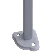 Парти шатра 3 x 3 м бяла — оксфорд плат — без страници — стоманена рамка - Thumbnail 5