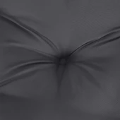 Възглавница за пейка 120x50x7 см антрацит меланж — полиестер - Thumbnail 6