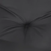 Възглавница за пейка 150x50x7 см черна — оксфорд плат - Thumbnail 5