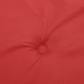 Възглавница за градинска пейка 120x50x4 см червена — оксфорд плат - Thumbnail 5