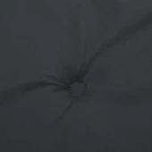 Възглавница за градинска пейка 120x50x4 см черна — оксфорд плат - Thumbnail 5