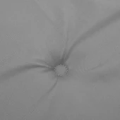 Възглавница за градинска пейка 120x50x4 см сива — оксфорд плат - Thumbnail 5