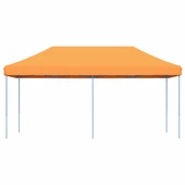 Pop-up парти шатра 5,8 x 2,9 м оранжева — оксфорд с PVC — стоманена рамка - Thumbnail 3