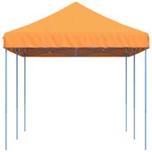Pop-up парти шатра 5,8 x 2,9 м оранжева — оксфорд с PVC — стоманена рамка - Thumbnail 5