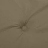 Възглавница за пейка 180x50x7 см меланж таупе — 100% полиестер - Thumbnail 6