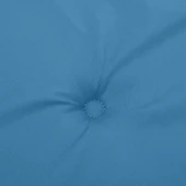 Възглавници за градинска пейка 2бр сини 200x50x7 см — комплект - Thumbnail 7