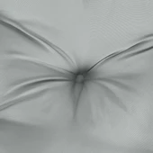 Възглавница за пейка 100x50x7 см меланж светлосива — полиестер - Thumbnail 6