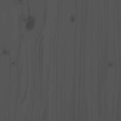 Градинска пейка 80×38×45 см сива — борово дърво масив - Thumbnail 7