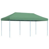 Pop-up парти шатра 5,8 x 2,9 м зелена — оксфорд с PVC — стоманена рамка - Thumbnail 2