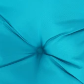 Възглавница за пейка 120x50x7 см тюркоаз — текстил полиестер - Thumbnail 5