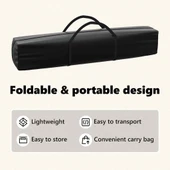 Сгъваема парти шатра със странични стени, черна, 3x6 м - Thumbnail 14