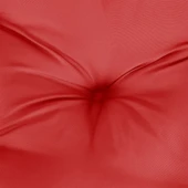 Възглавница за пейка 200x50x7 см червена — оксфорд плат - Thumbnail 5