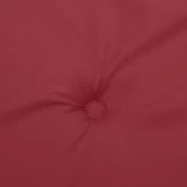Възглавница за пейка 100x50x4 см виненочервена — оксфорд плат — дунапрен - Thumbnail 5