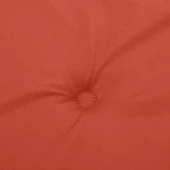 Възглавница за пейка 150x50x7 см меланж червена — 100% полиестер - Thumbnail 6
