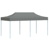 Pop-up парти шатра 5,8 x 2,9 м антрацит — оксфорд PVC — стомана - Thumbnail 7