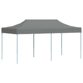 Pop-up парти шатра 5,8 x 2,9 м антрацит — оксфорд PVC — стомана - Thumbnail 2