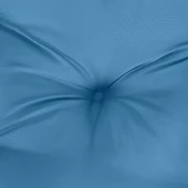 Възглавница за пейка 100x50x7 см синя меланж — полиестер - Thumbnail 6