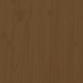 Градинска пейка 110×38×45 см меденокафява — борово дърво масив - Thumbnail 7