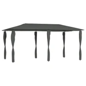 Шатра 3 x 5,3 м антрацит — текстил 160 г/м² — покривала на стълбове - Thumbnail 1