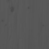 Градинска пейка 80×44×45 см сива — борово дърво масив - Thumbnail 7
