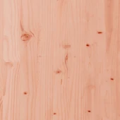 Градинска пейка 80×38×45 см кафява — дугласко дърво масив - Thumbnail 7