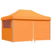Pop-up парти шатра 4,4 x 2,9 м оранжева — оксфорд плат — 4 стени — стомана - Thumbnail 2