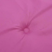Възглавница за пейка 150x50x4 см розова — оксфорд плат - Thumbnail 5