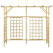 Градинска пергола за три коша, импрегнирано борово дърво-VL316064 - Thumbnail 3