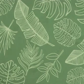 Възглавница за пейка 150x50x7 см десен листа — оксфорд плат - Thumbnail 6