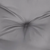 Възглавница за пейка 150x50x7 см сива — оксфорд плат - Thumbnail 5