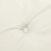 Възглавница за пейка 150x50x7 см кремава меланж — полиестер - Thumbnail 6
