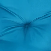Възглавница за пейка 110x50x7 см светлосиня — оксфорд плат - Thumbnail 5