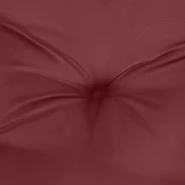 Възглавници за пейка 100x50x7 см виненочервени — комплект 2 бр - Thumbnail 7