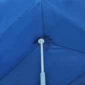 Сгъваема парти шатра 8,7 x 2,9 м синя — оксфорд PVC — 8 стени — стомана - Thumbnail 8