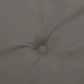 Възглавница за пейка 150x50x7 см тъмносива меланж — полиестер - Thumbnail 6