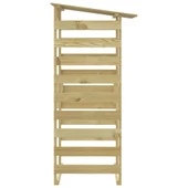 Пергола с покрив, 100x90x200 см, импрегнирано борово дърво-VL318380 - Thumbnail 4