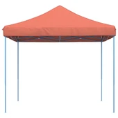 Pop-up парти шатра 2,9 x 2,9 м теракота — оксфорд с PVC — стоманена рамка - Thumbnail 4