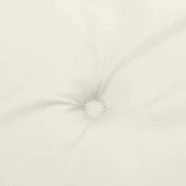 Възглавница за пейка 180x50x7 см меланж кремава — 100% полиестер - Thumbnail 6